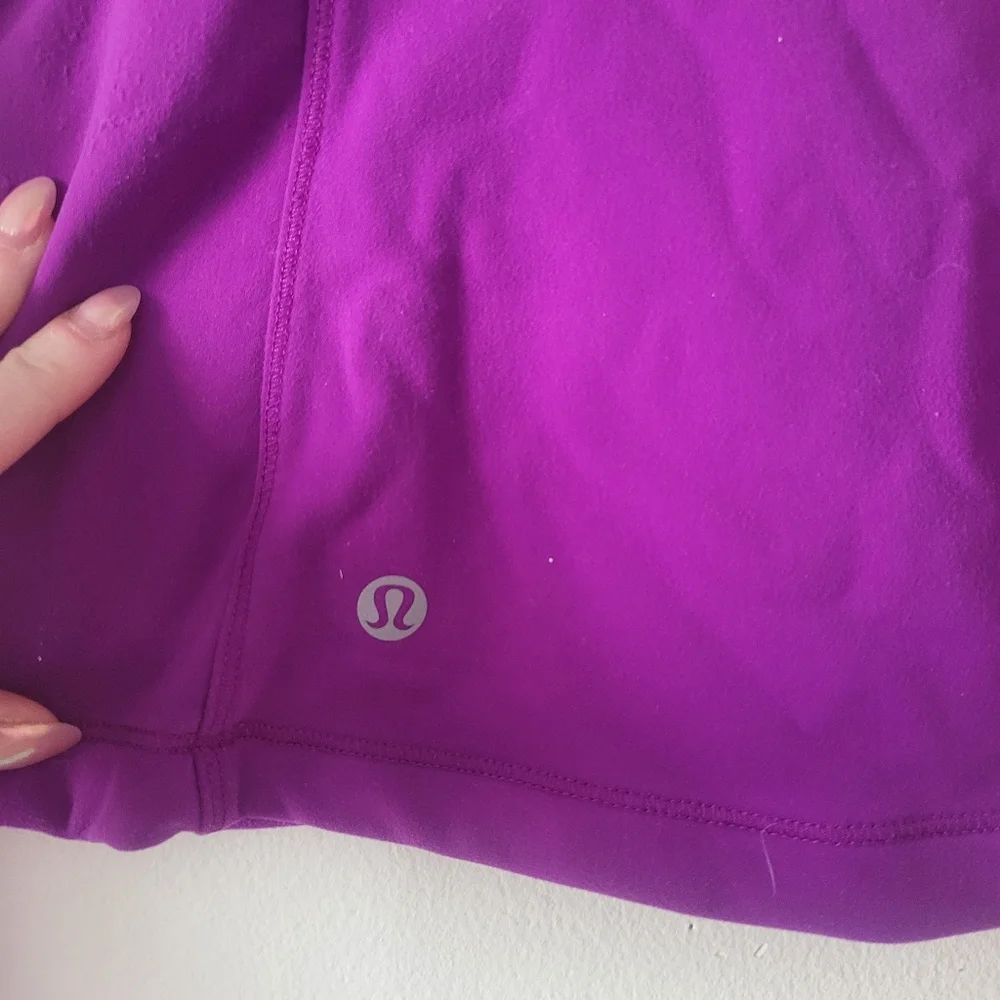 Lululemon Face The Frost 1/2 Zip 2 Tender Violet Tech Fleece Quarter Zip Sweater